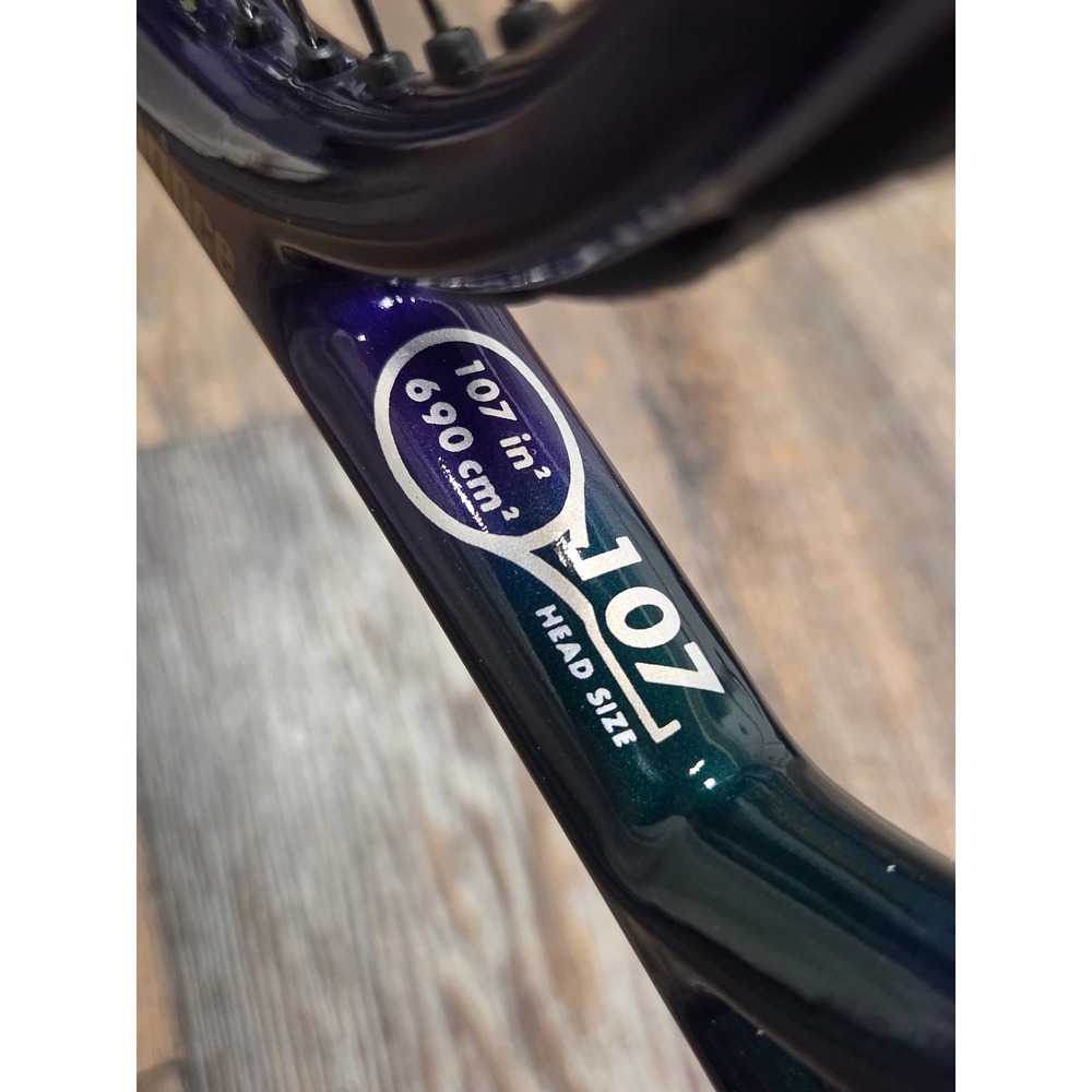 Prince Precision Control 107 Tennis Racquet Graphite Iridescent Purple 4 3/8 - Picture 7 of 9